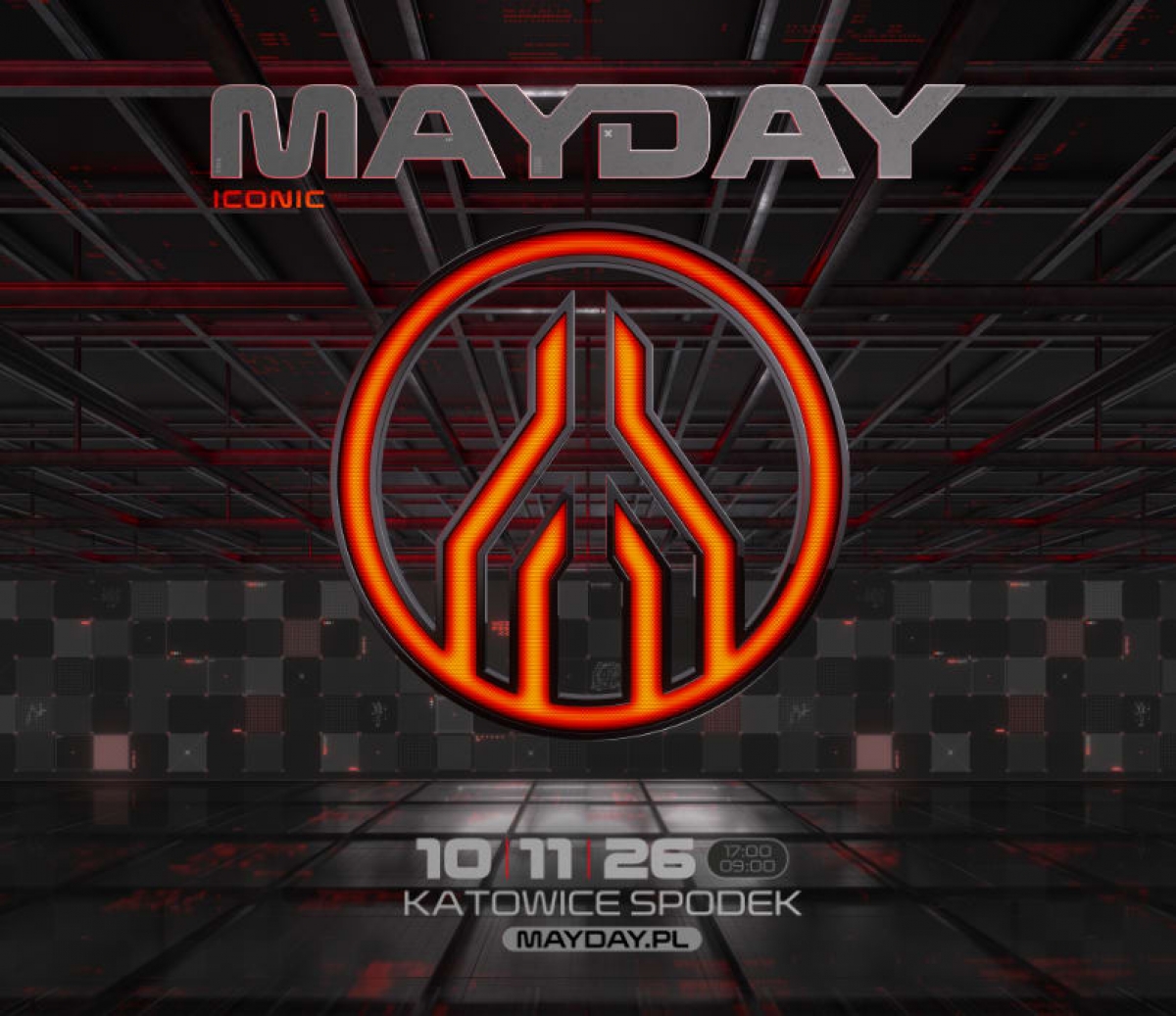 Zdjęcie 1: MAYDAY 2026 w Katowicach. Spodek ponownie zamieni się w centrum muzyki techno