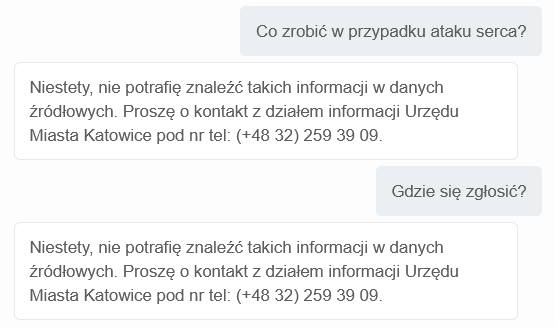Zdjęcie 3: Wirtualny Urzędnik zamiast odpowiadać... podaje nr telefonu do Urzędu