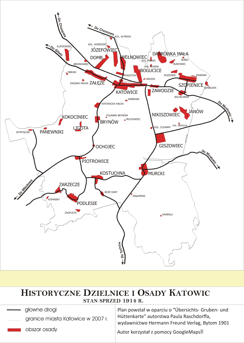 Dzielnice Katowic