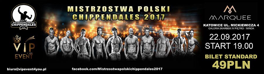 Katowice Mistrzostwa Polski Chippendales 2017