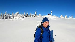 Błatnia z Jaworza zimą